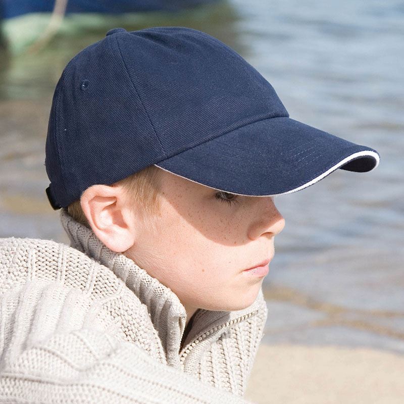 Result Headwear Boys Low Profile Cotton Cap